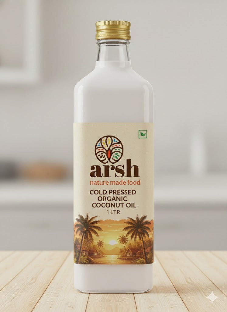 Cold Pressed Organic Coconut Oil - 1 Litr