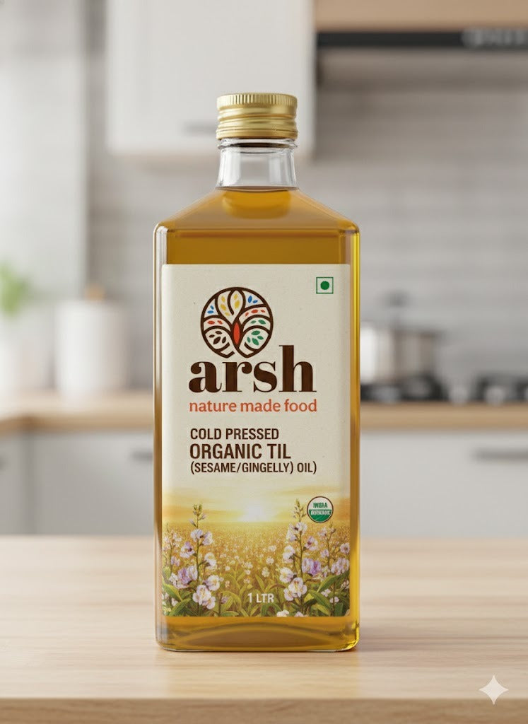 Cold Pressed Organic Til/Sesame Oil - 1 Litr
