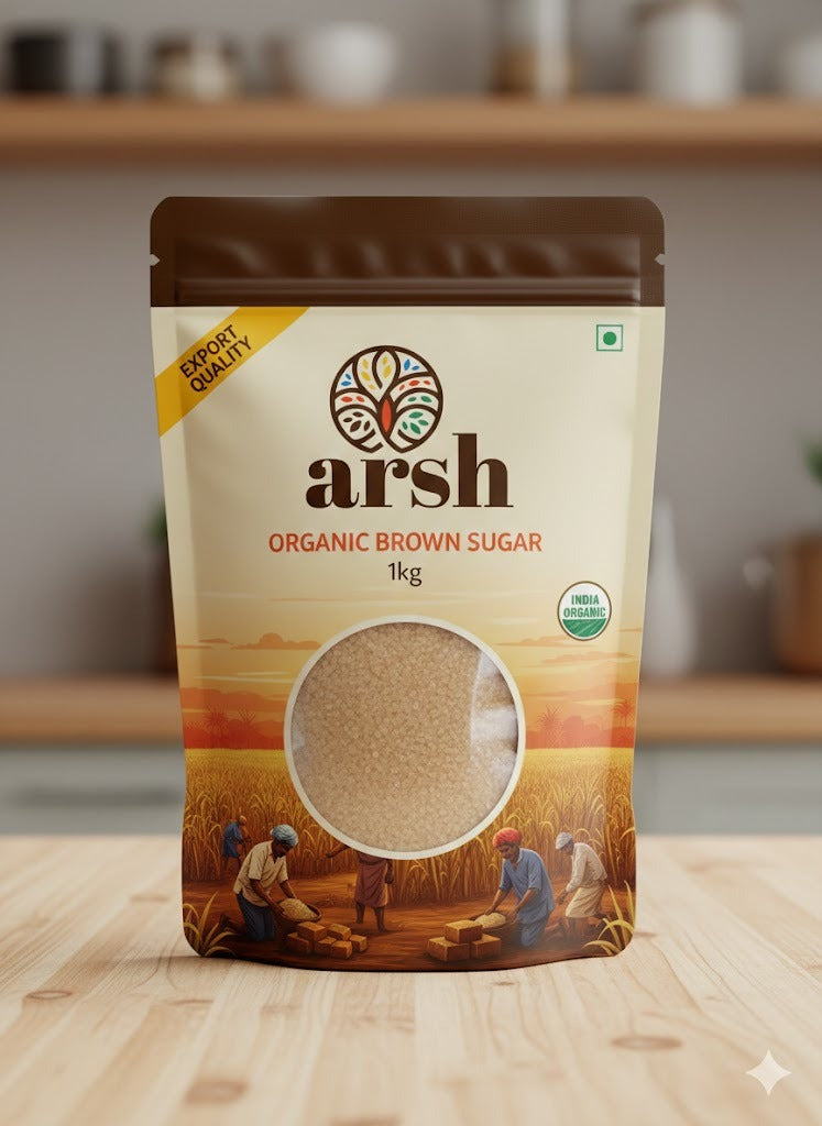 Arsh Organic Brown Suger - 1 KG