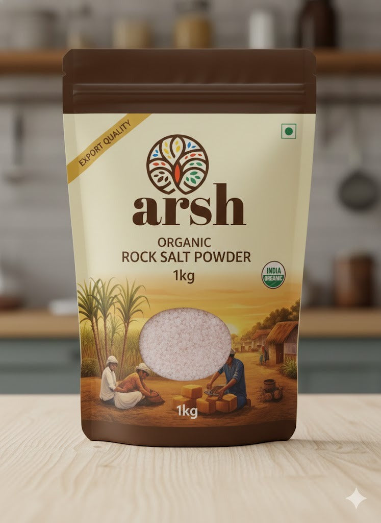 Organic Rock Salt Powder - 1 KG